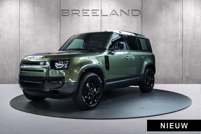 Land Rover Defender 110 P300e FOREST EDITION | Panoramadak | Cold Climate | Trekhaak